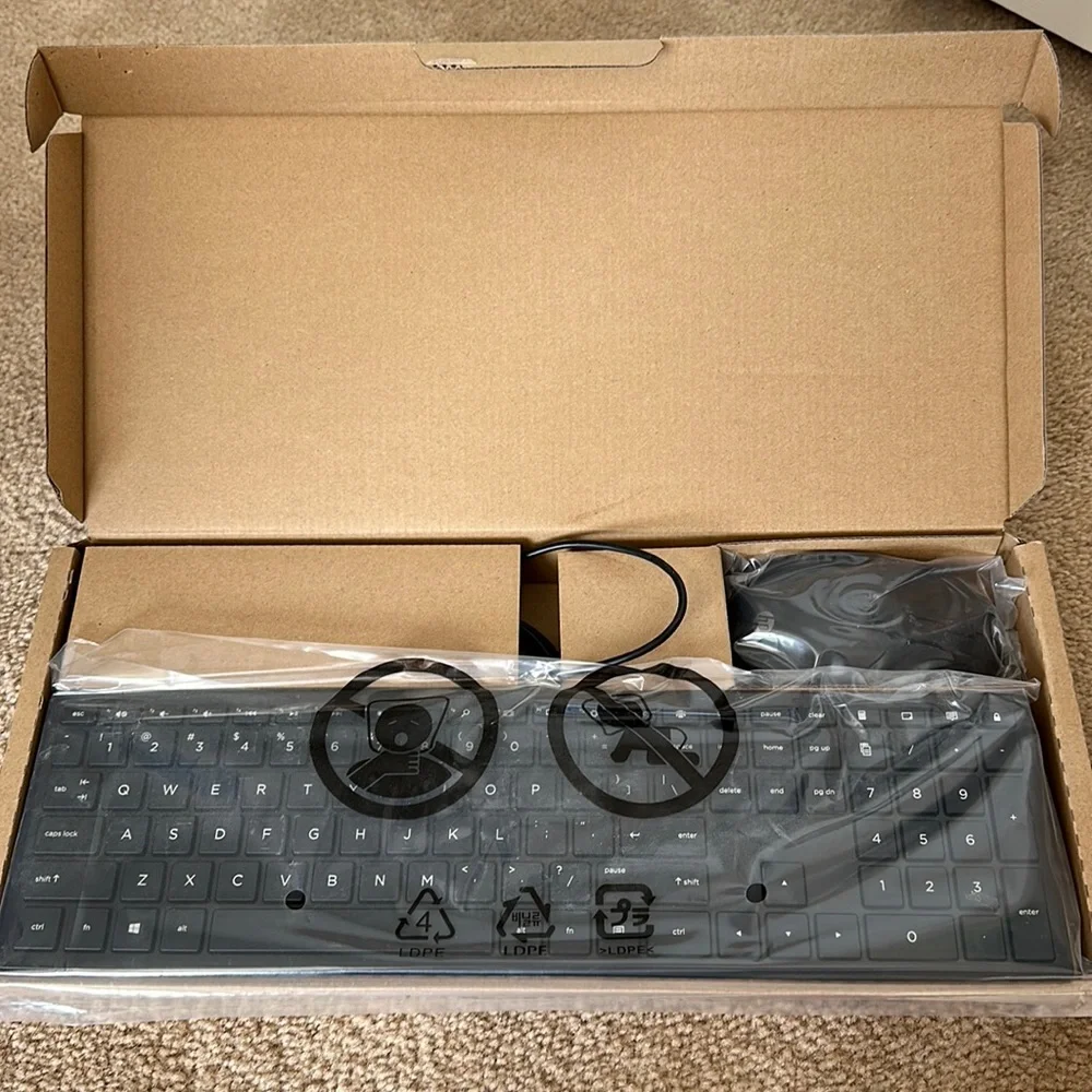 Keyboard and mouse